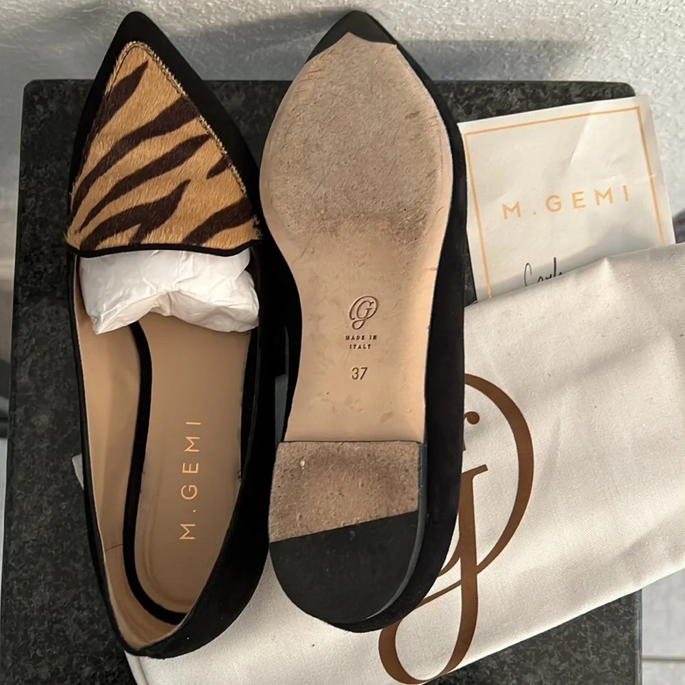 M.Gemi Suede Flats - Picture 6 of 9